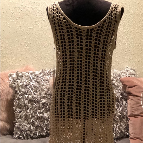 Crochet Swimsuit Coverup Maxi Dress - Picture 3 of 5